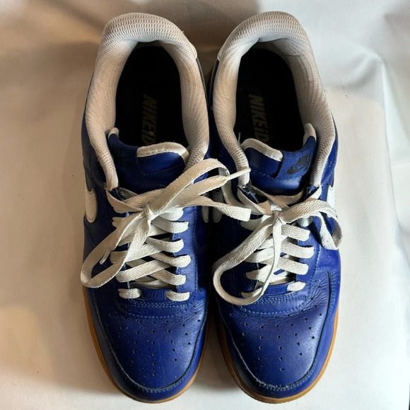 NIKE ID AIR Sz 10 Lace  Up Sneakers Low Top Contrasting Colour Way - Picture 3 of 12